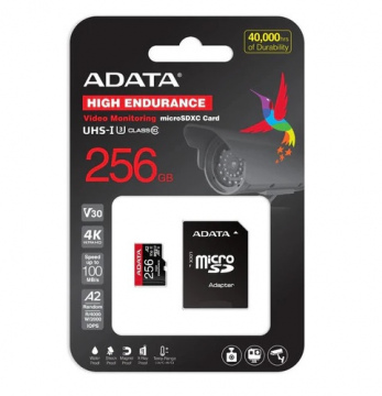 MEMORIA MICROSDXC ADATA 256GB U3 V30S ENDURANCE
