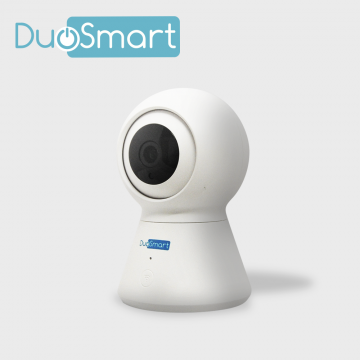 CAMARA INTELIGENTE DUOSMART E20 CON MOVIMIENTO PT WIFI 2.4 GHZ DUOSMART E20 PARA INTERIOR FULL HD 1080P COMPATIBLE CON APP DUOSMART SOPORTA MICROSD DE HASTA 128 GB (NO INCLUIDA) CON AUDIO BIDIRECCIONAL